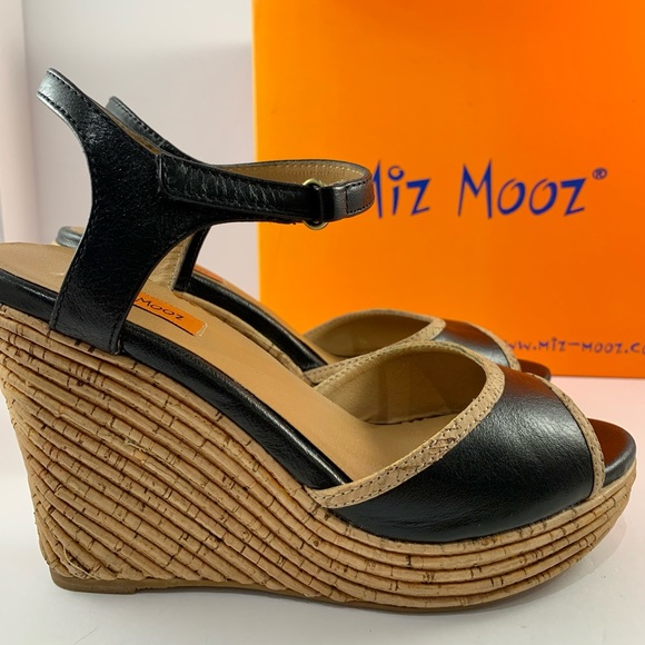 MIZ MOOZ women’s wedge platform sandal SZ 7 - Picture 2 of 9